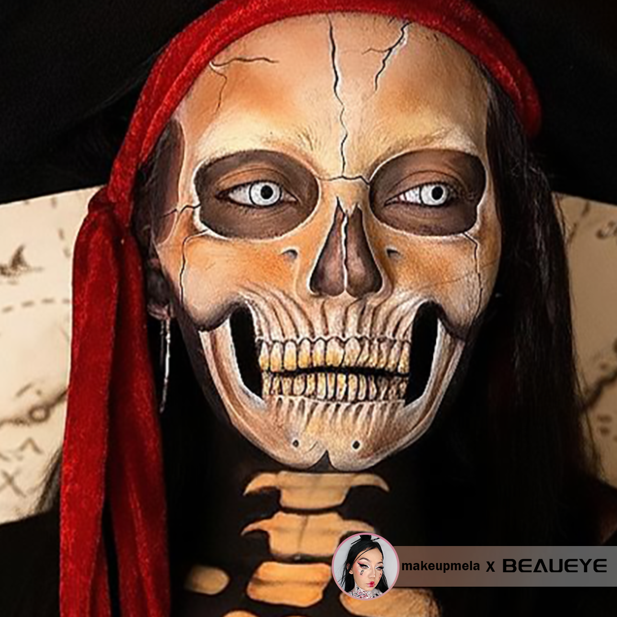 Halloween Cosplay White Manson Prescription Colored Contact Lenses