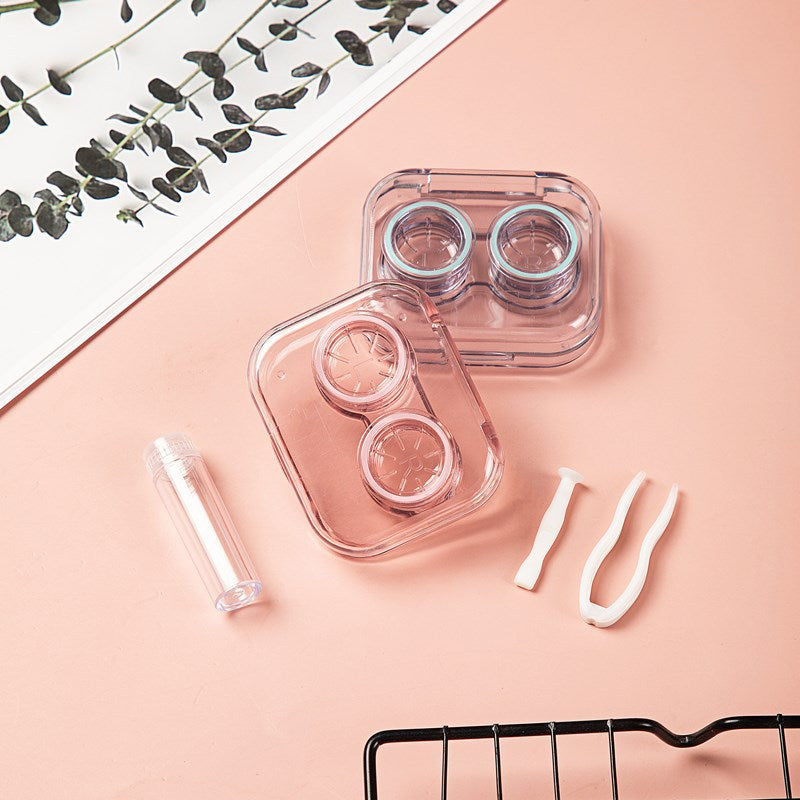 Tragbarer transparenter Mini-Behälter für farbige Kontaktlinsen