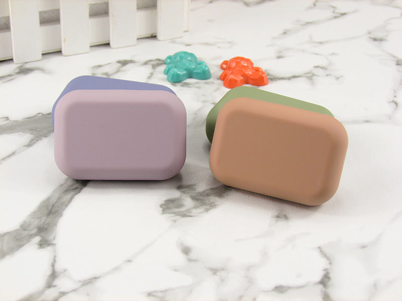Smooth Paint Surface Colored Contact Lens Case