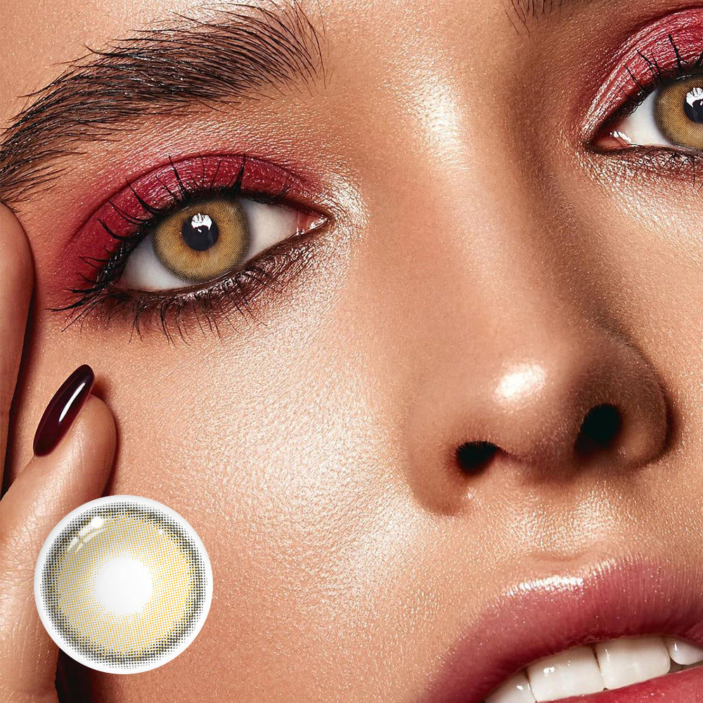 Vela Brown Prescription Colored Contact Lenses – BEAUEYE OFFICIAL