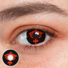 Cosplay Totem Red Colored Contact Lenses