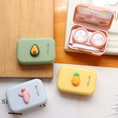 INS Fish-like Simple Colored Contact Lens Case