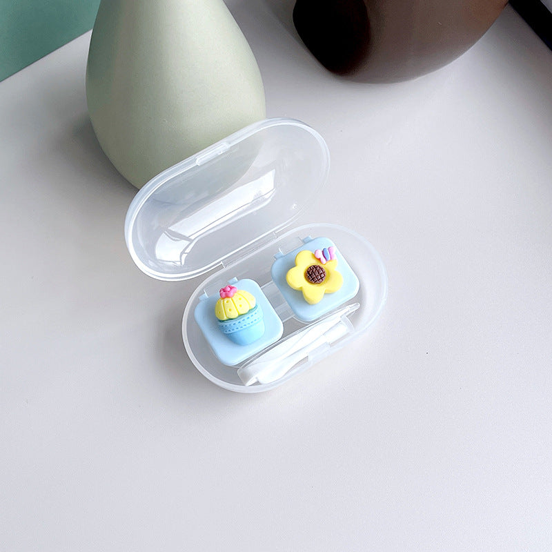 DIY farbiger Kontaktlinsenbehälter