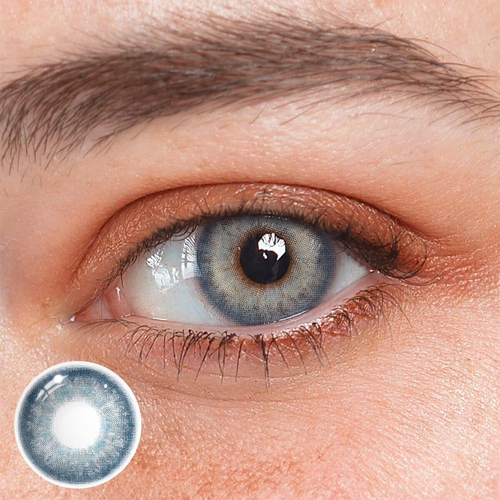 Ruri Blaue farbige Kontaktlinsen mit Sehstärke
