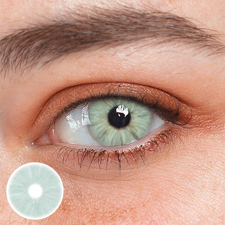 Clover Green Prescription Colored Contact Lenses