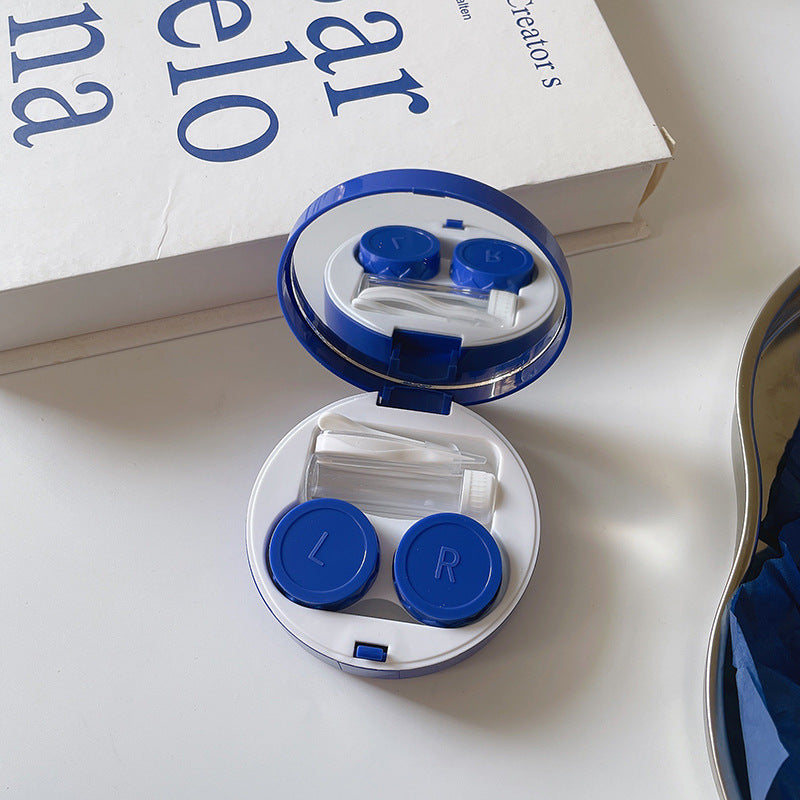 Klein Blue Colored Contact Lens Case