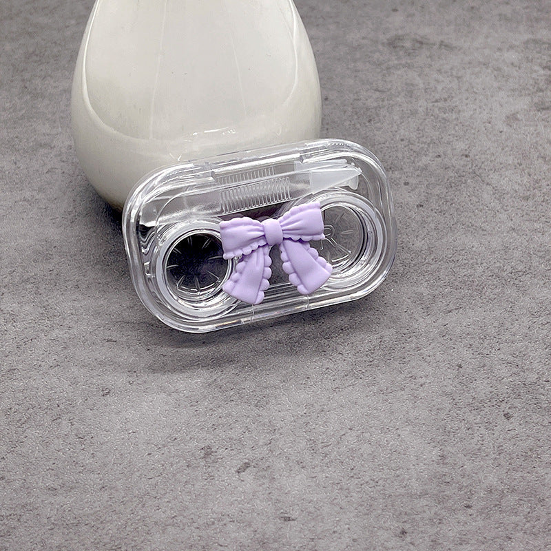 Bowknot Colored Contact Lens Case