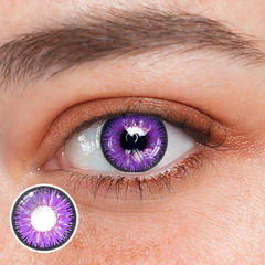 Vega Violet Purple Prescription Colored Contact Lenses