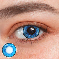 Cosplay Genshin Impact Candace Dark Blue Colored Contact Lenses
