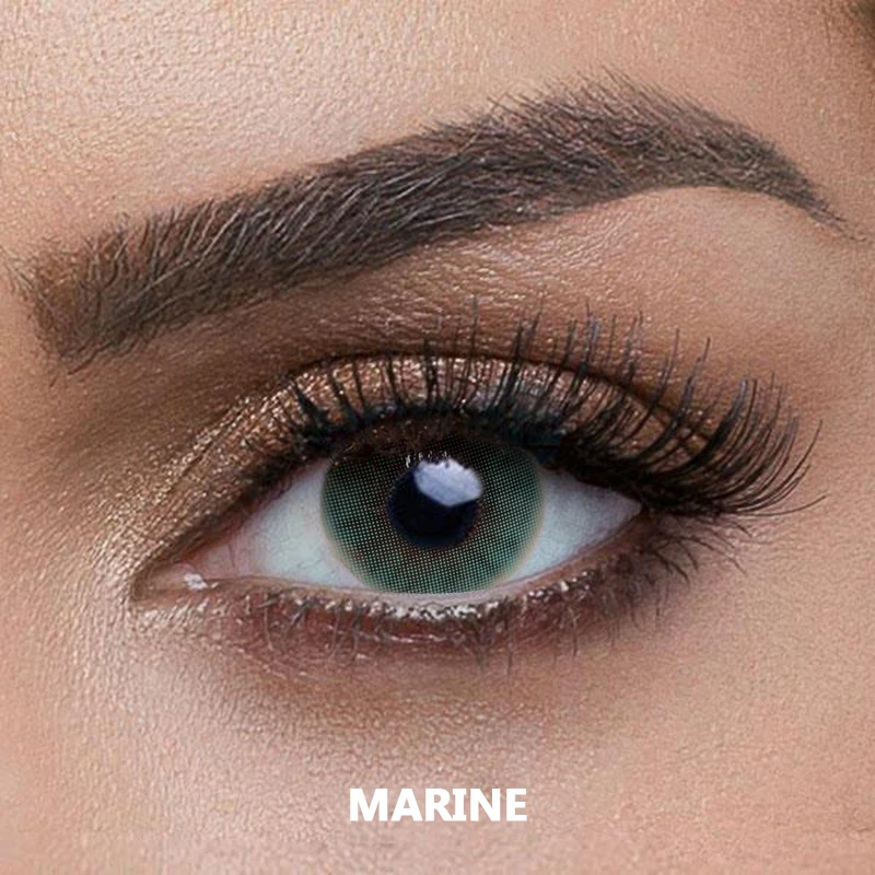 Hidrocor Marineblaue farbige Kontaktlinsen mit Sehstärke