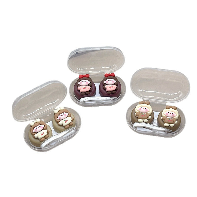 Textured Colored Contact Lens Case