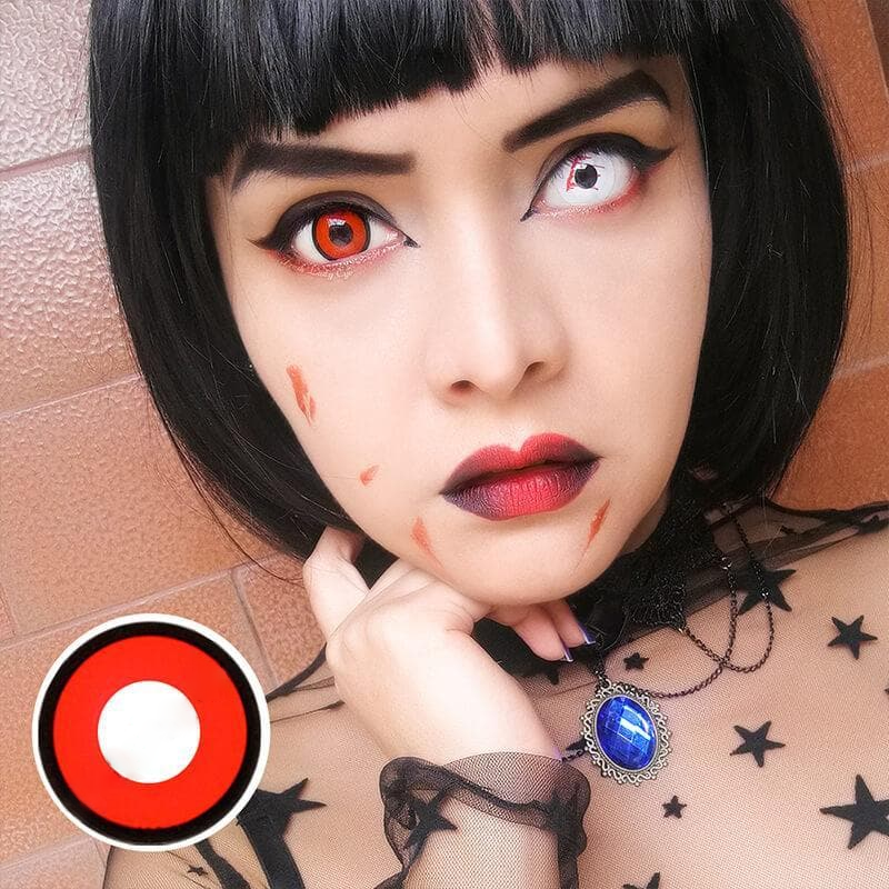 Halloween Red vampire Colored Contact Lenses