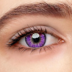 Vega Violet Purple Prescription Colored Contact Lenses