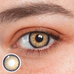 Nissa Braune farbige Kontaktlinsen mit Sehstärke