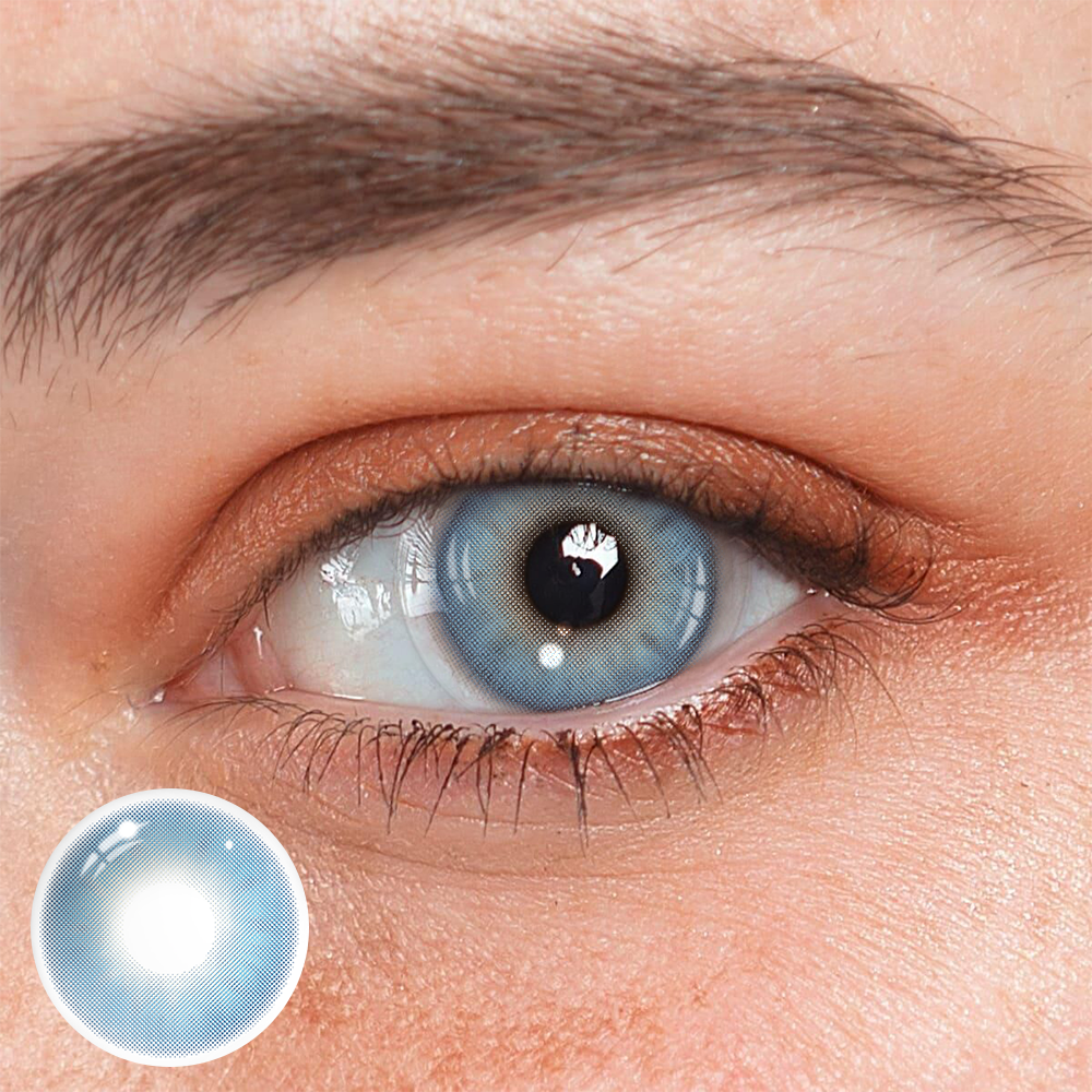 Rosemary Blue Colored Contact Lenses