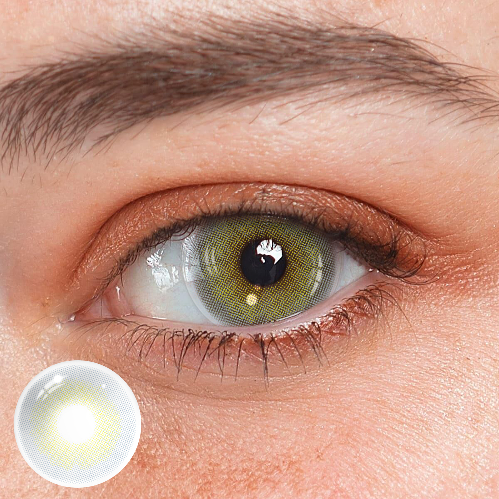 Polar Light sky gray Prescription Colored Contact Lenses