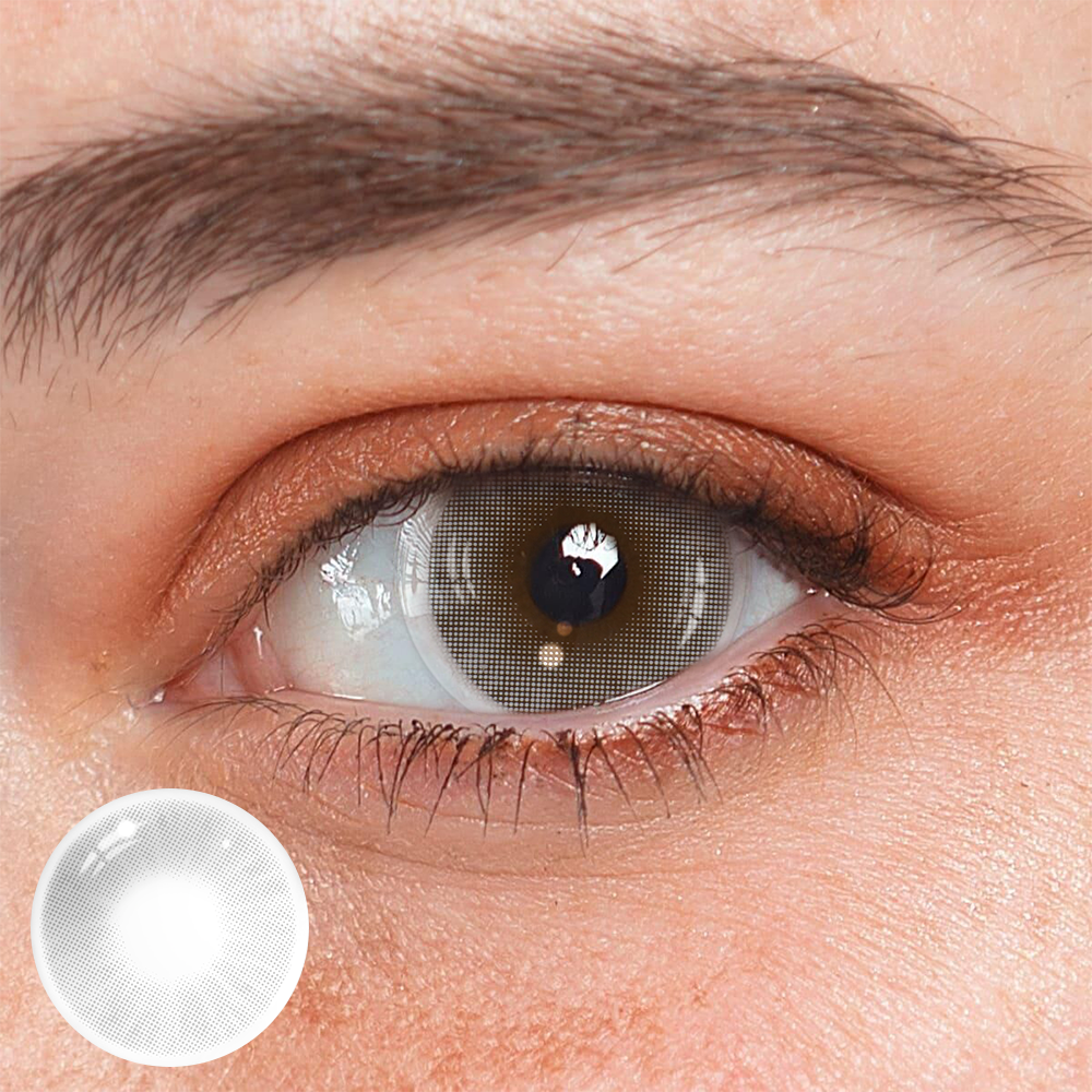 Polar Light gray Prescription Colored Contact Lenses