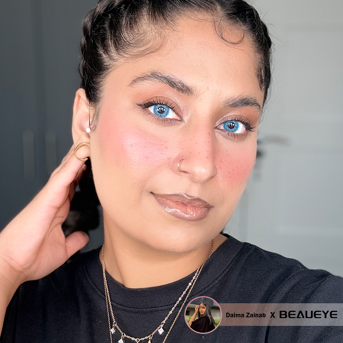 Bellini Blue Prescription Colored Contact Lenses