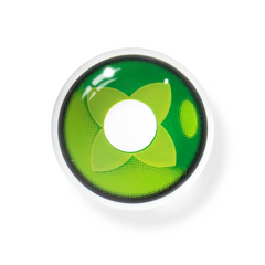 Cosplay Genshin Impact Clover Green Colored Contact Lenses