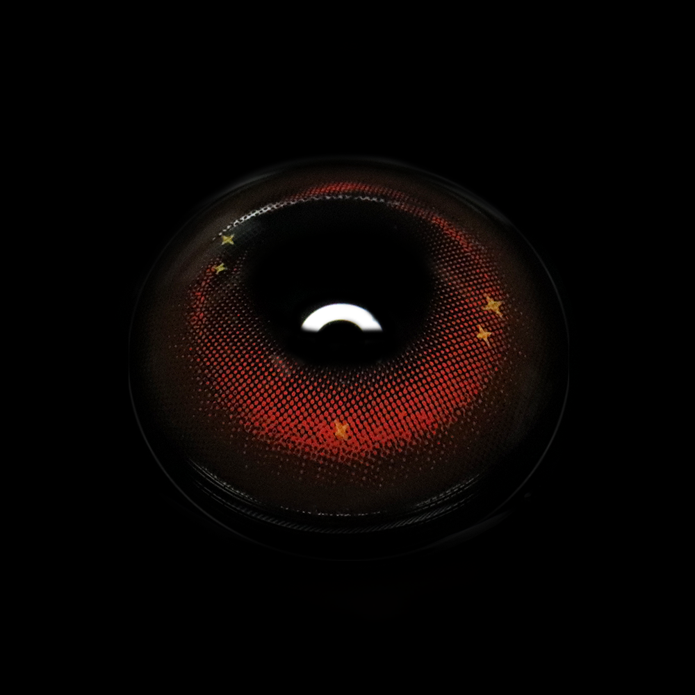 Cosplay Abyss Crazy Pink Colored Contact Lenses