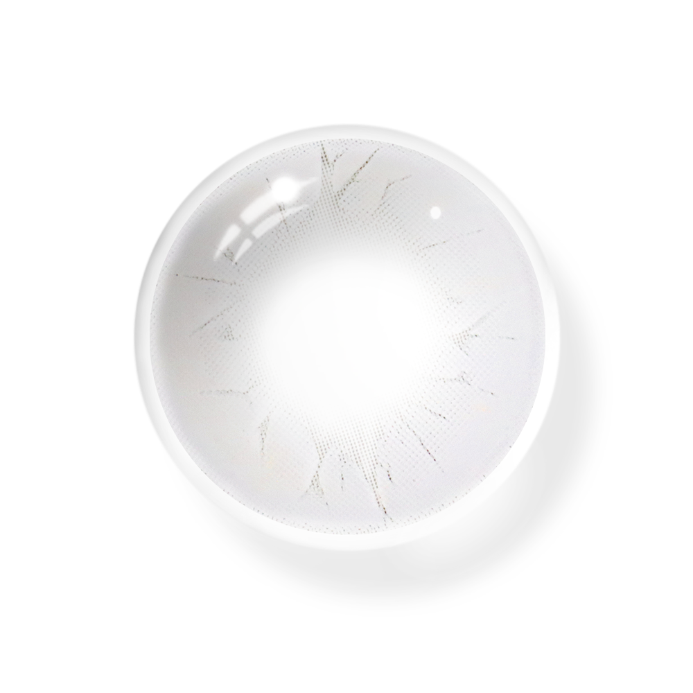 Cosplay Cracked Eye Gray Colored Contact Lenses