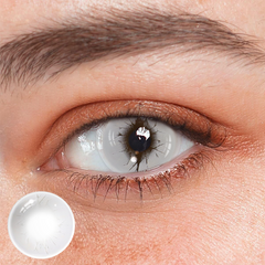 Cosplay Cracked Eye Gray Colored Contact Lenses