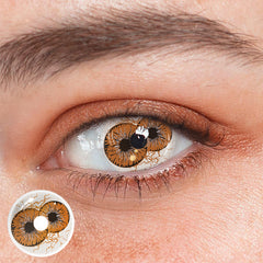Cosplay Twin Abyss Eyes Brown Colored Contact Lenses