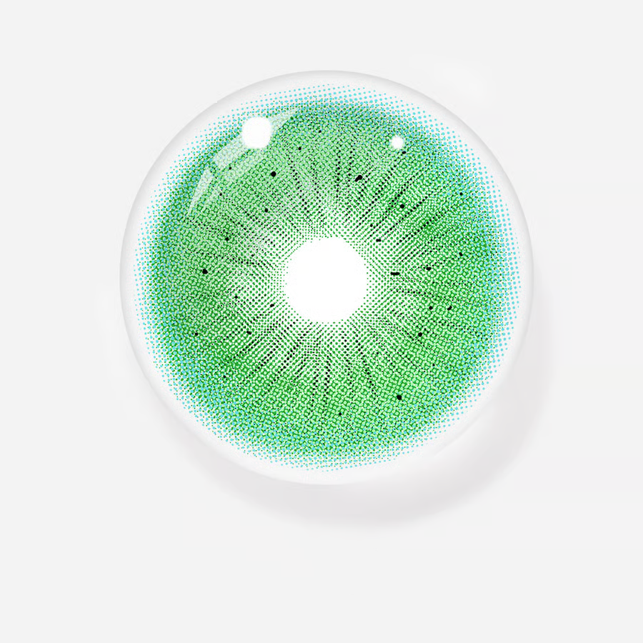 Cosplay Fallen Angel Green Colored Contact Lenses