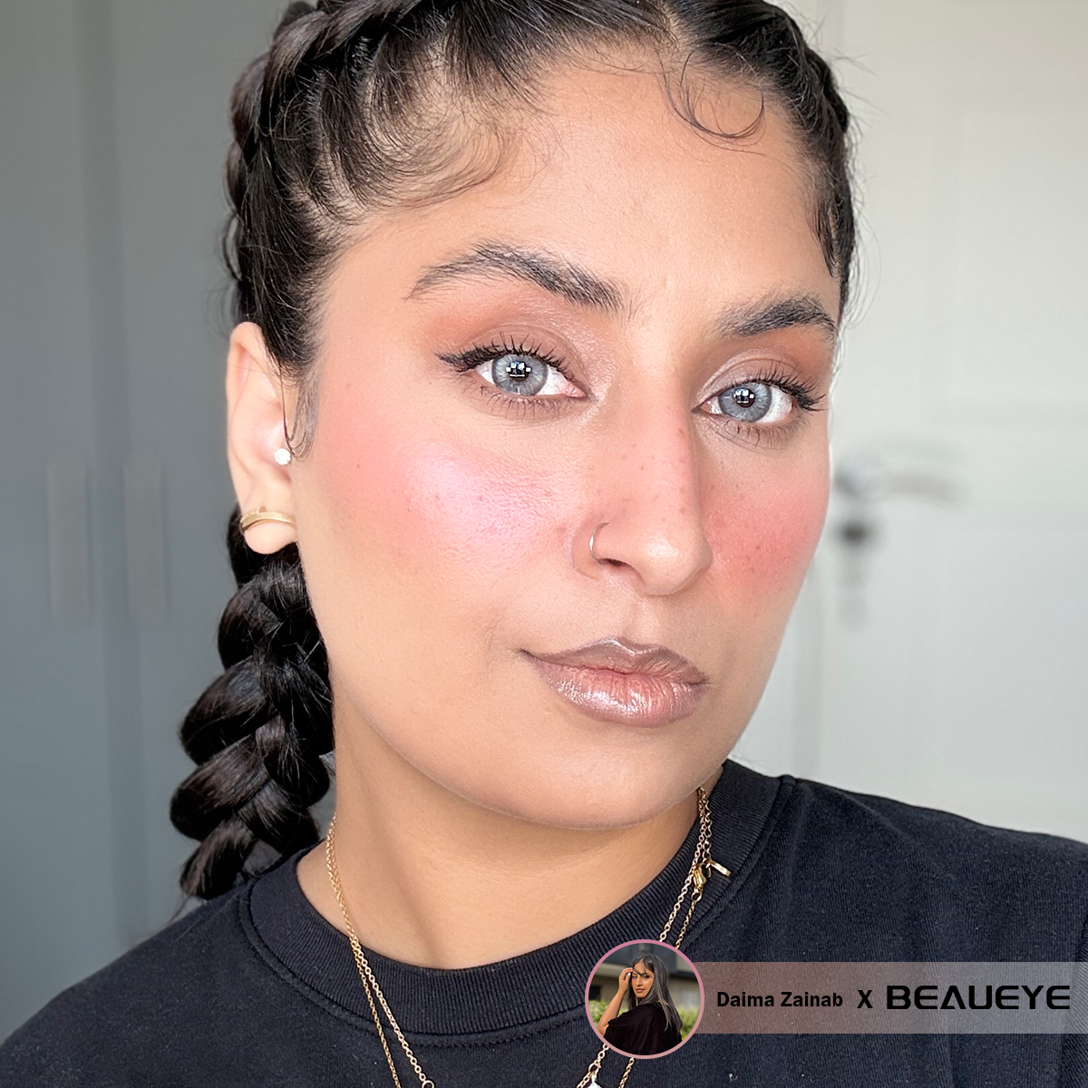 Efigenia Gray Colored Contact Lenses