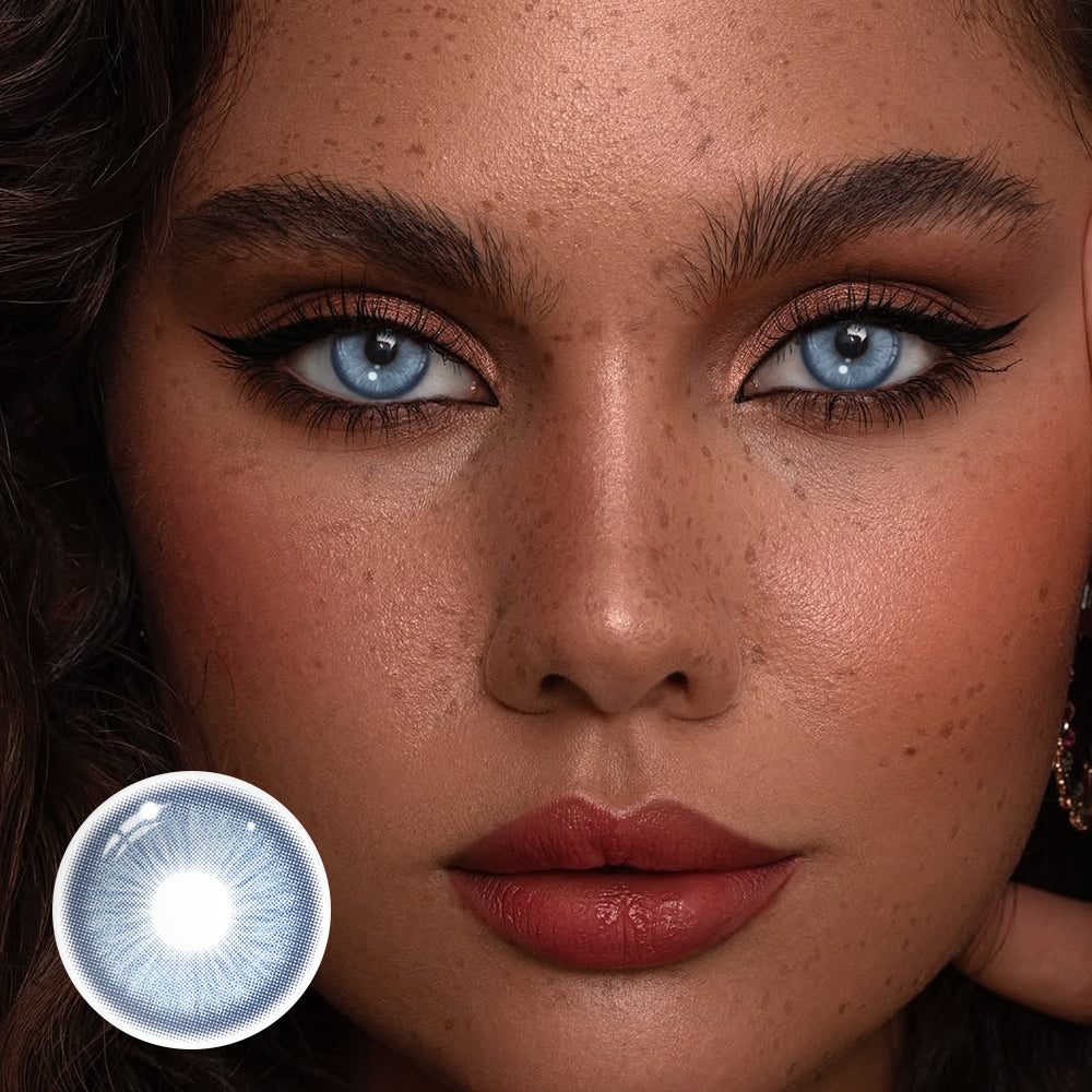 Goldie Blue Colored Contact Lenses
