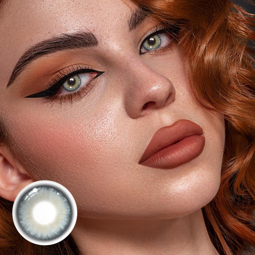 Lilian Dark Gray Colored Contact Lenses
