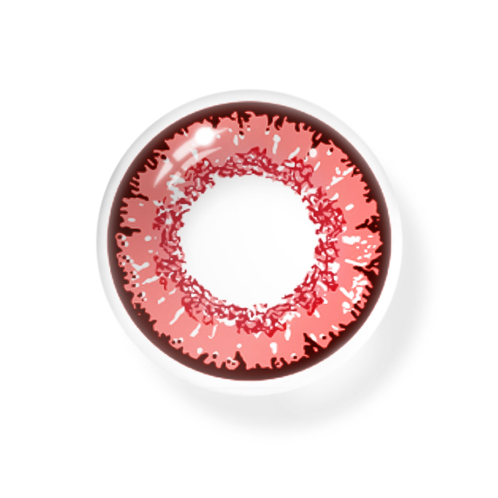 Cosplay Queen Dark Pink Colored Contact Lenses