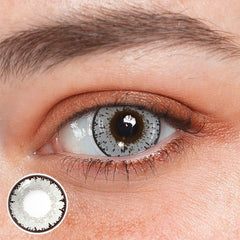 Cosplay Queen Light Gray Colored Contact Lenses