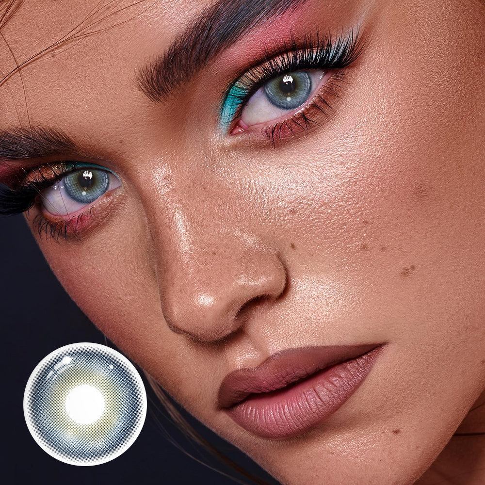 Raquel Blue Colored Contact Lenses