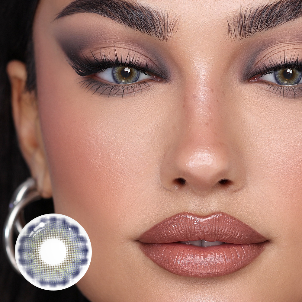 Bibiana Blue Colored Contact Lenses