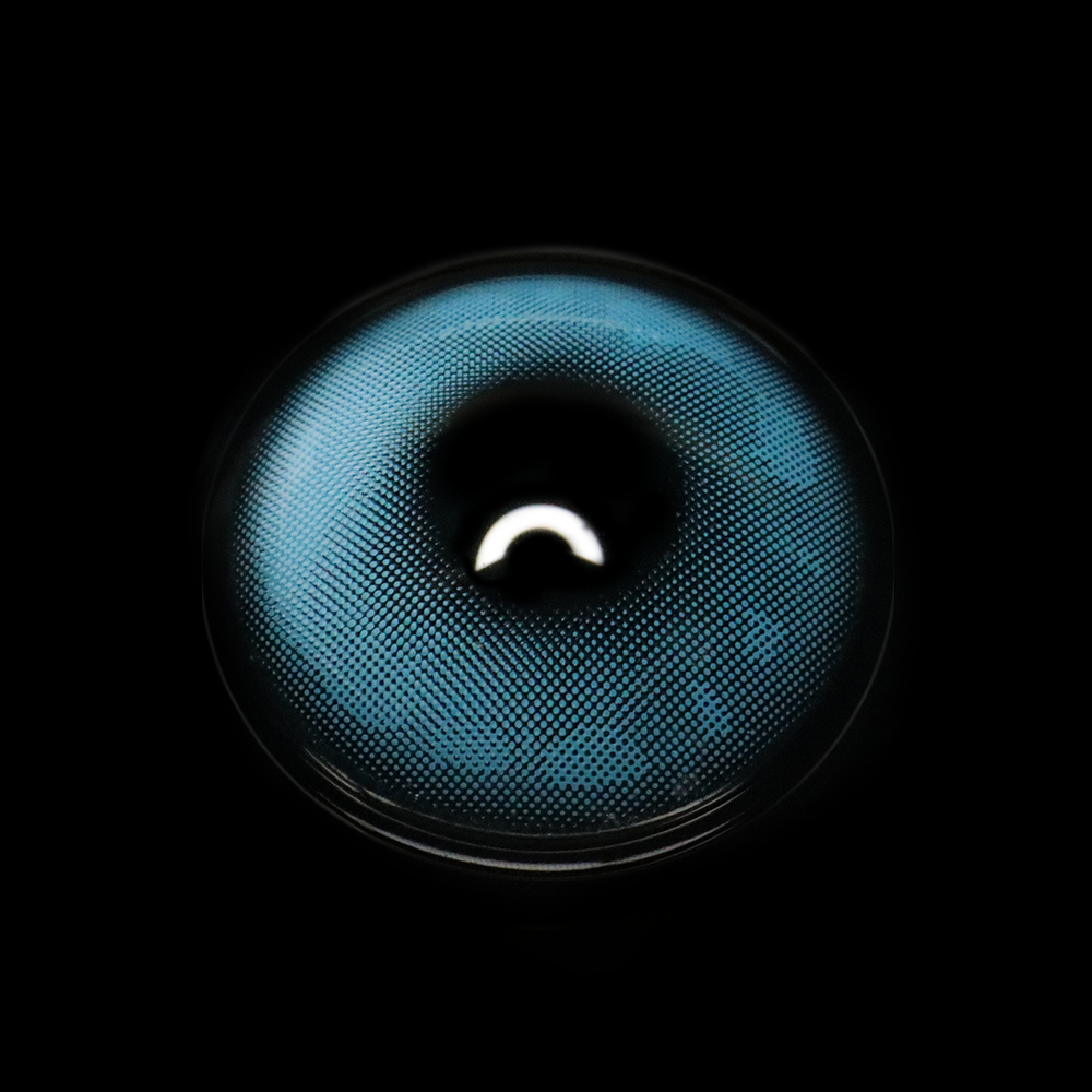 Yara Flowing Blue Colored Contact Lenses