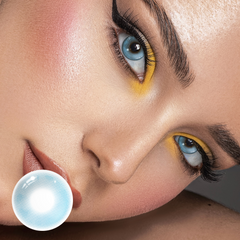 Yara Flowing Blue Colored Contact Lenses