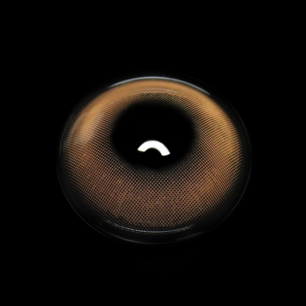 Yara Flowing Coffee Brown Colored Contact Lenses