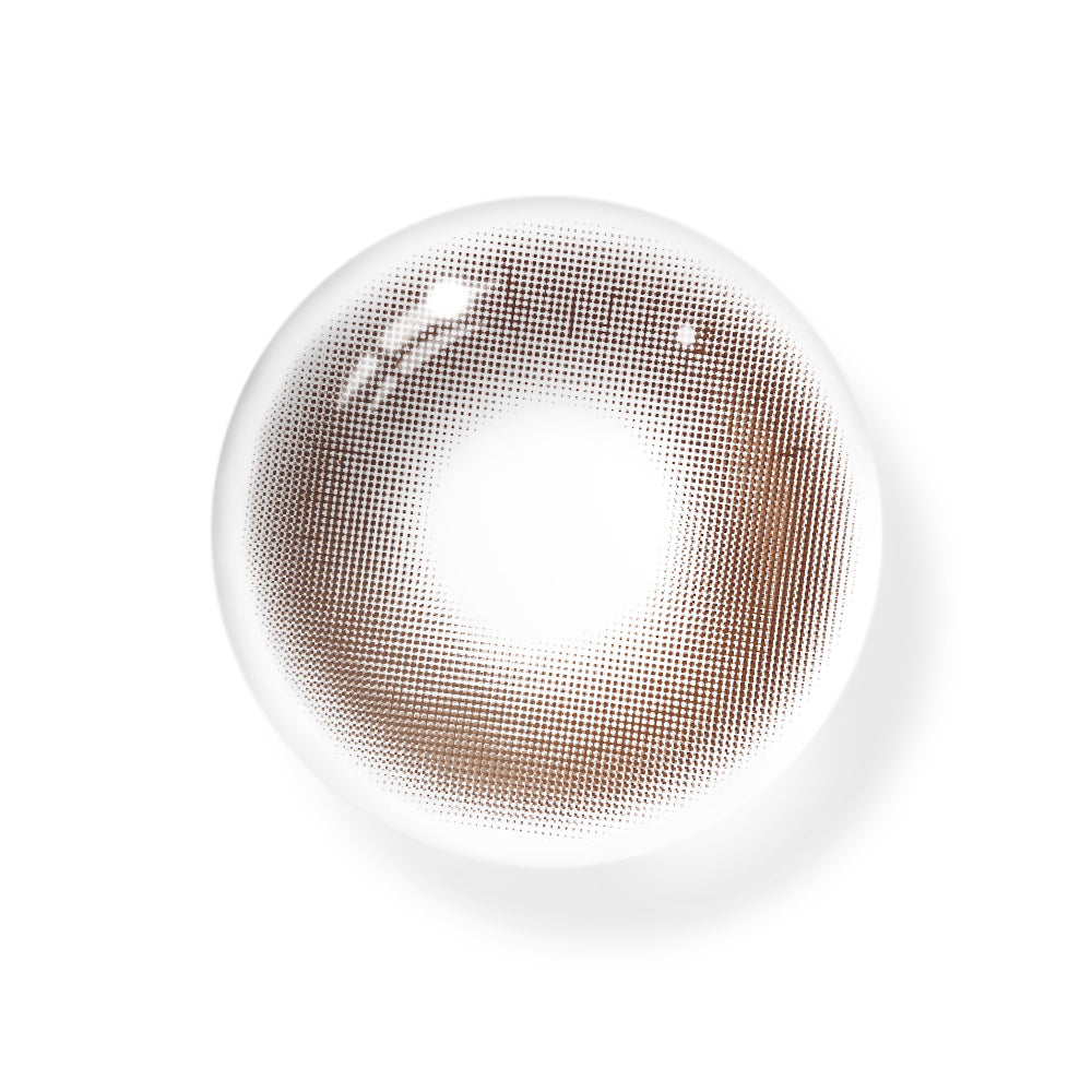 Yara Flowing Coffee Brown Colored Contact Lenses