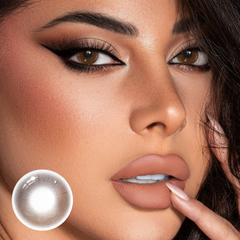 Yara Flowing Coffee Brown Colored Contact Lenses