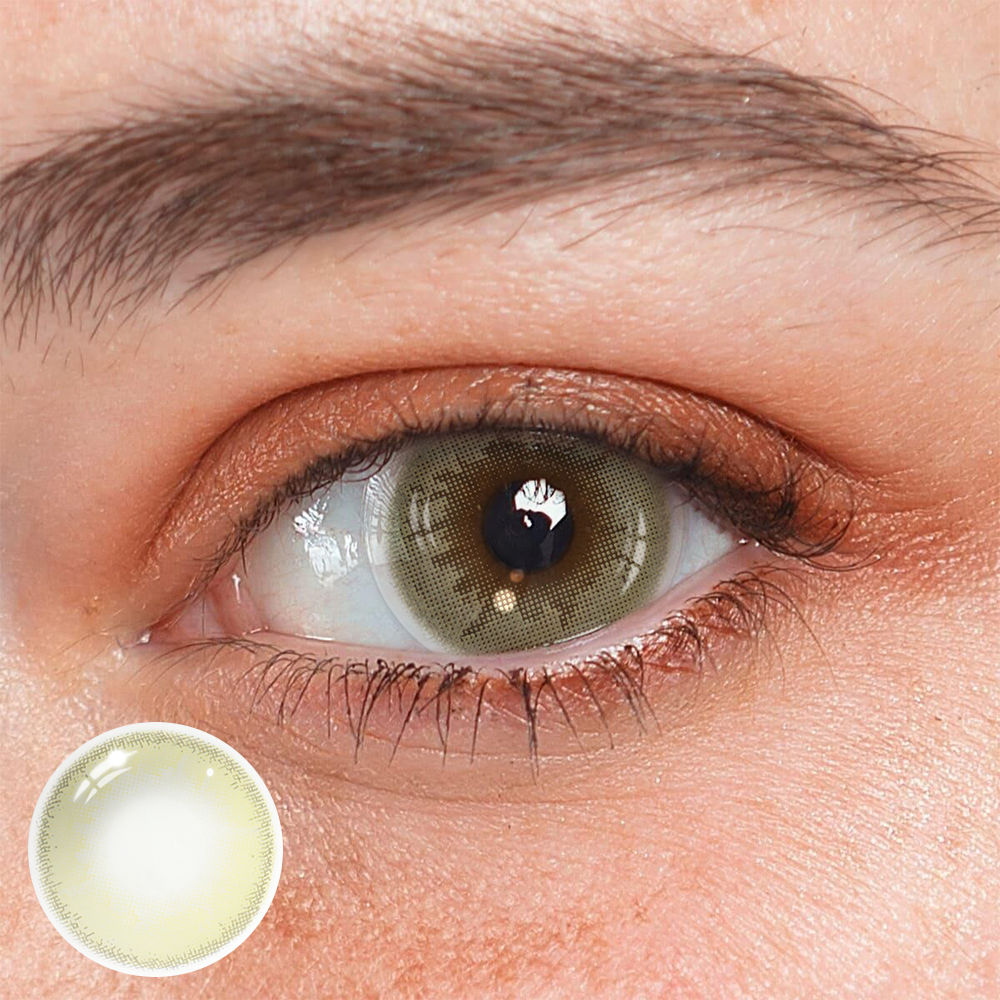 GLOW GRAY CARAMEL Colored Contact Lenses