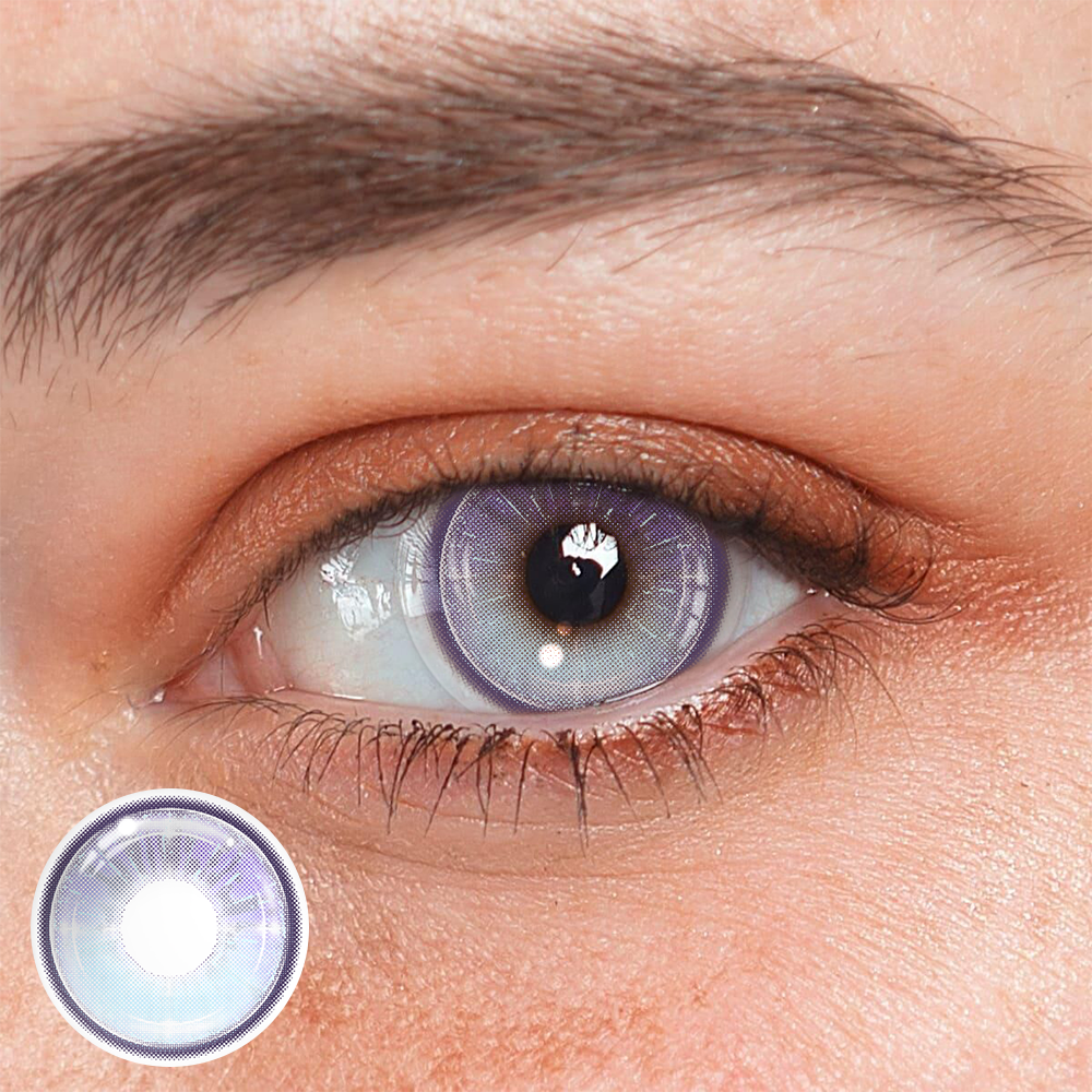 Felicia Purple Colored Contact Lenses