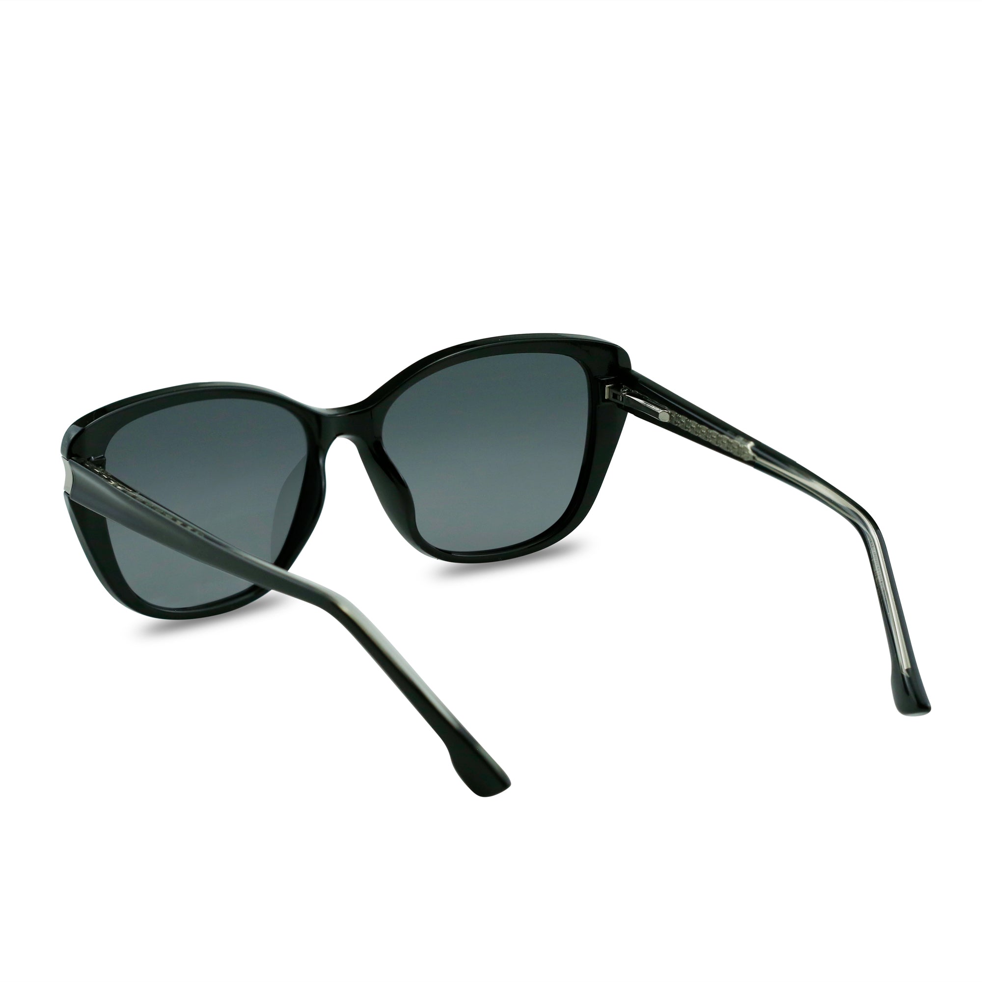 Naomi Oversized Black Sunglasses