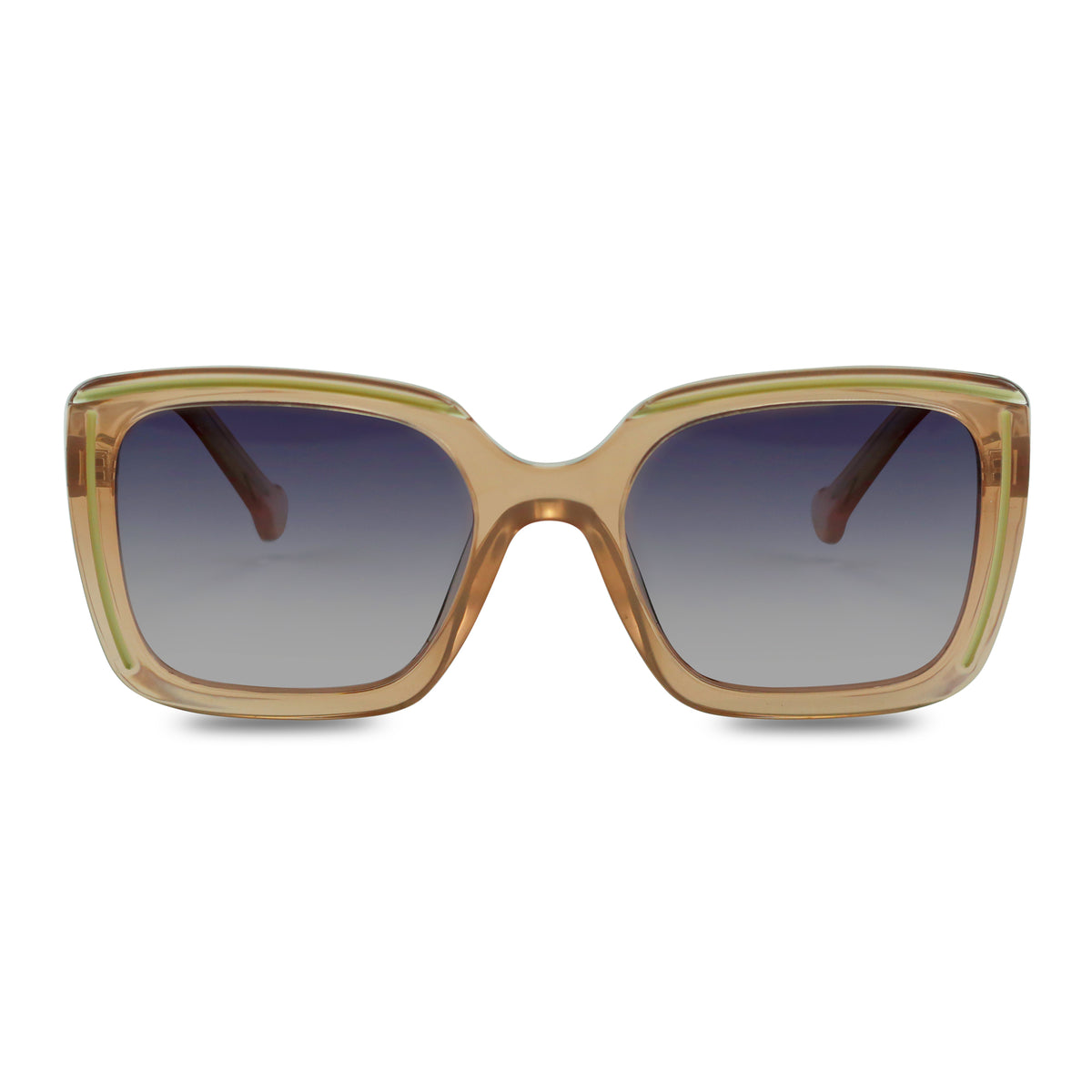 Diva Oversized Champagne Sunglasses
