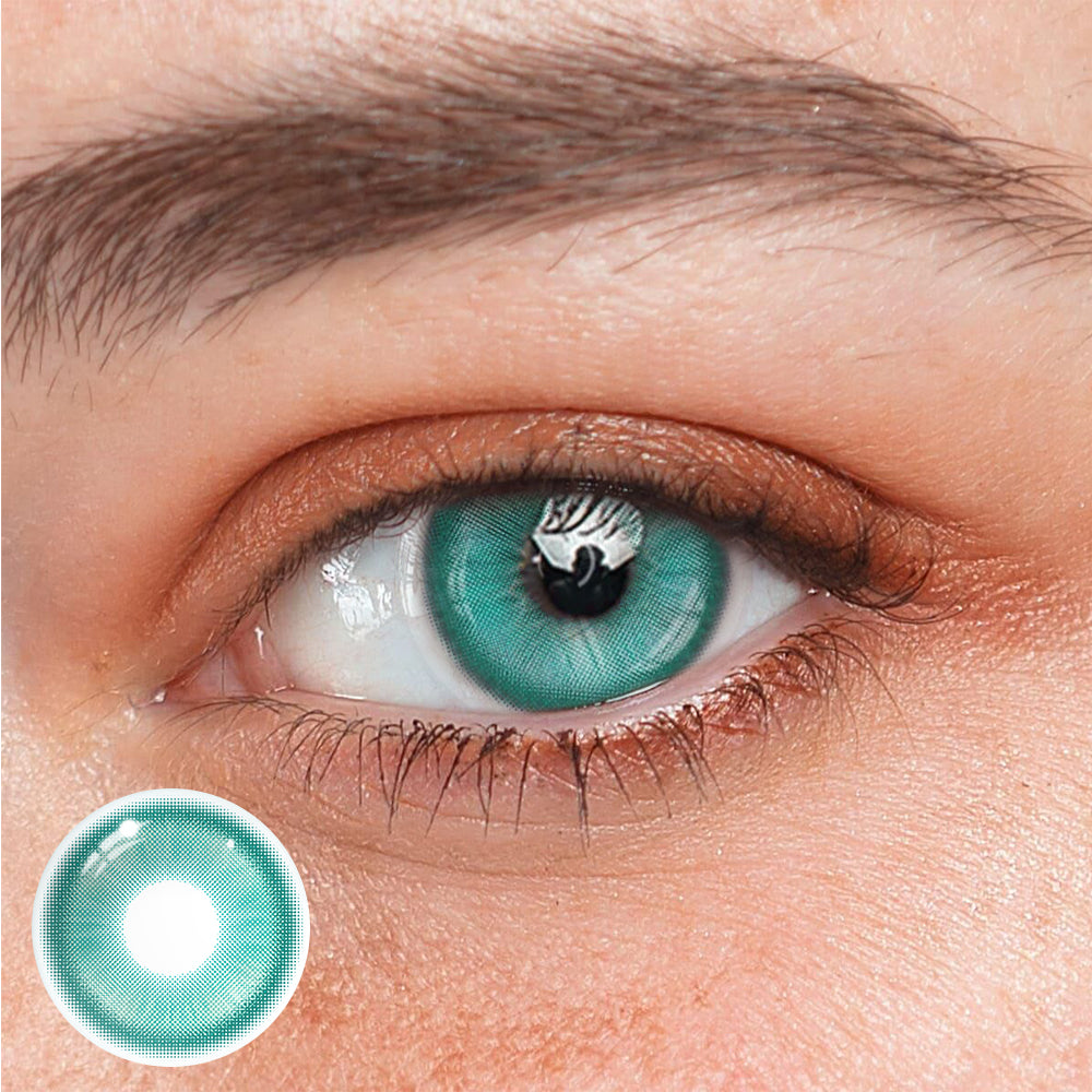 Cosplay Fairy Mint Green Colored Contact Lenses