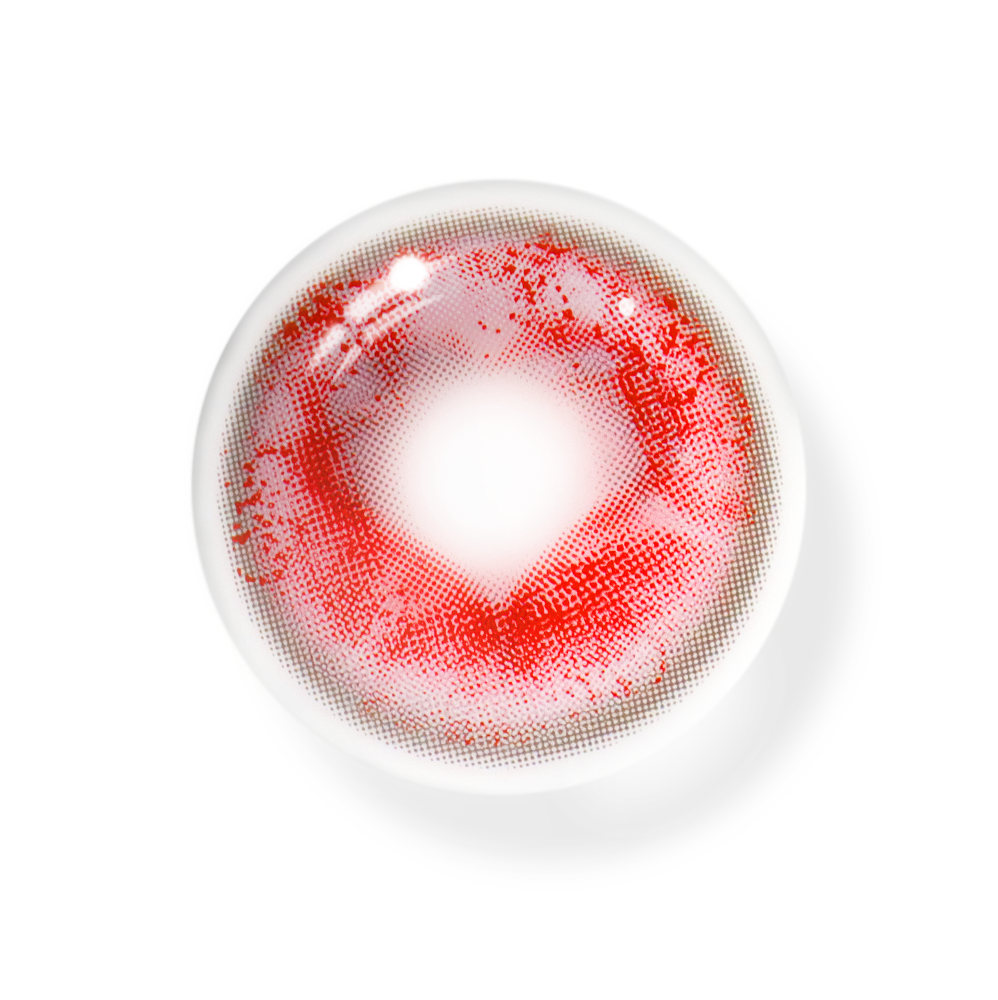 Cosplay Scarlet Sand Pupils Pink Colored Contact Lenses