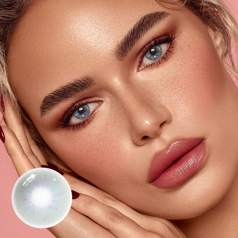 Cassia Light Gray Colored Contact Lenses