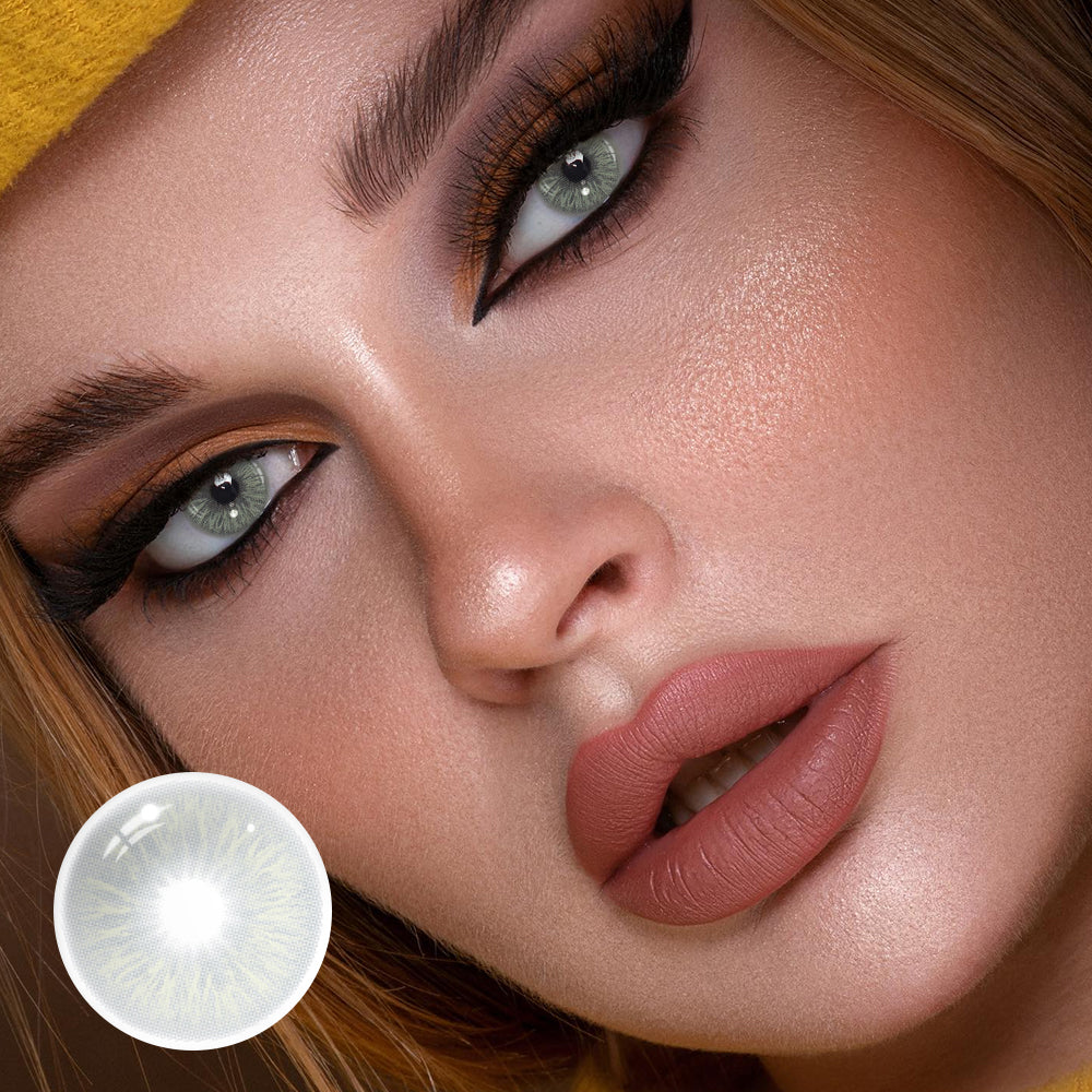 Cyrene Frost Gray Colored Contact Lenses