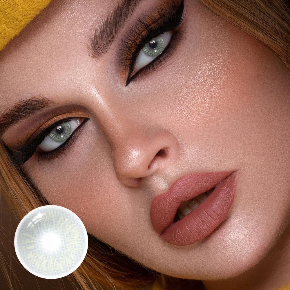 Cyrene Frost Gray Colored Contact Lenses