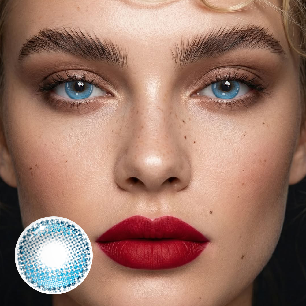 Yara Madien Blue Colored Contact Lenses